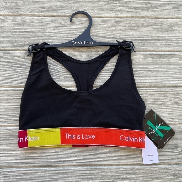 Calvin Klein This is Love Black Bralette - Picture 1 of 14